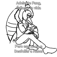 meme Monochrome Ripley_(Fang's_dad) sketch Spanish_Text // 1920x1920 // 280.0KB