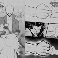 Anime Anon Baki comic crossover Monochrome Spanish_Text // 2400x1900 // 1.2MB