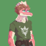 Color Damien I_Wani_Hug_That_Gator Pixel_Art // 881x874 // 6.5KB