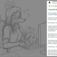 Amber Anon Fang meme Monochrome sketch // 1162x585 // 432.5KB