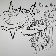 Anon black_and_white Fang Monochrome Penis // 3258x2754 // 7.3MB