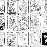 Amber Anon Ending_1 Ending_2 Ending_3 Ending_4 Fang Metal_Gear_RAYmba Monochrome Naomi Naser Principal_Spears reed Rosa sketch Stella Tarot Tracy trish // 4096x3298 // 1.9MB