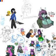 Aggie Anon Ashley_(OC) Babs Breasts Color Curtis Family_Guy Fang goodbye_volcano_high Heather(OC) Inco Judee Nathan nick Olivia Original_Character reed reeve Sage skateboard Sport Trent Tusk // 3000x3000 // 2.0MB