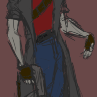 Color crossover Fang Genderswap gun Postal sketch Video_Game // 346x829 // 192.3KB