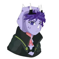 Anime Color cosplay crossover Cyberpunk_2077 Triceratops trish // 3500x2400 // 308.2KB