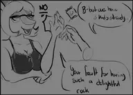 Anon black_and_white Monochrome Naomi // 1012x726 // 174.4KB