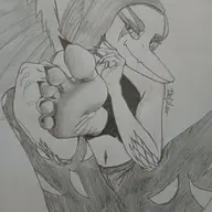 Fang Feet sketch // 850x1129 // 123.5KB