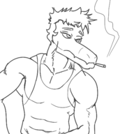 black_and_white Fit meme Monochrome Raptor reed Smoking // 454x576 // 26.4KB