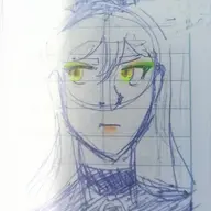 Fang Front-Facing Humanized real_life sketch // 1406x2048 // 403.3KB