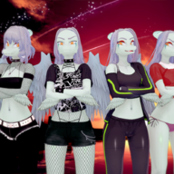 3d_model Alternate_Outfit Bikini Color Fang Pterodactyl Swimwear // 1600x900 // 1.9MB