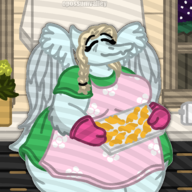 Color dino_nuggets Fat Food Pterodactyl Samantha_(Fang's_mom) // 2000x2000 // 1.2MB