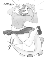 Alternate_Outfit black_and_white Monochrome Stella // 1795x2150 // 1.6MB
