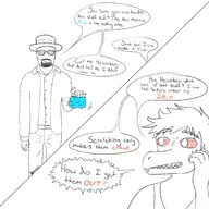 Anon Breaking_Bad cosplay crossover Front-Facing glasses Monochrome Raptor reed // 3300x3000 // 749.0KB