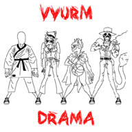 album_cover Anon black_and_white cosplay Fang Front-Facing glasses Monochrome Pterodactyl Raptor reed Smoking Triceratops trish Wurm_Drama // 1000x1000 // 25.9KB