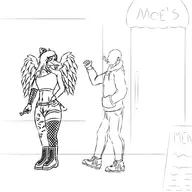 Alternate_Outfit Anon Fang Monochrome Smoking // 2048x2048 // 207.3KB