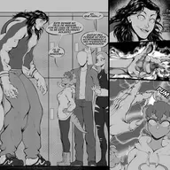 Anon Baki comic crossover Fang Monochrome reed trish // 2400x1900 // 915.9KB