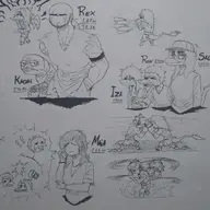 femAnon Monochrome Original_Character // 2532x2427 // 453.0KB