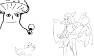 Anon black_and_white Fang Monochrome // 944x567 // 33.7KB