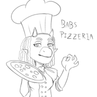 Babs Background_Character Food Monochrome // 742x840 // 82.6KB