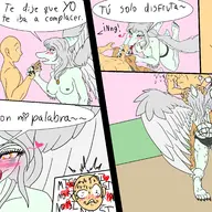 Anon Blowjob Breasts comic Ending_4 Fang Piercing Spanish_Text // 3840x2160 // 961.7KB