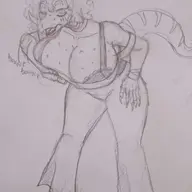 Monochrome Original_Character sketch Trish's_mom // 2589x4192 // 369.8KB