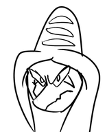 black_and_white Fang Monochrome // 349x429 // 31.9KB