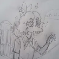 Amber Monochrome Pterodactyl sketch // 3144x2660 // 326.5KB