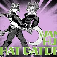 Anime crossover I_Wani_Hug_That_Gator Inco Jojo's_Bizarre_Adventure Olivia // 2048x1582 // 1.3MB