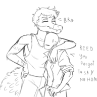 Anon Monochrome reed sketch // 657x569 // 63.8KB