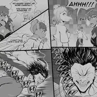 Baki comic crossover Monochrome Rosa Stella trish // 2400x1900 // 1.1MB