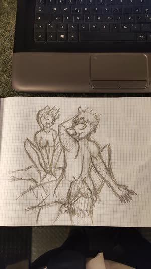 Anon black_and_white Breasts Foreplay Gay Monochrome real_life reed Sex sketch trish // 2248x4000 // 3.3MB