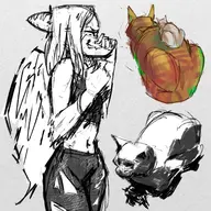 Fang sketch // 3020x3020 // 1.1MB