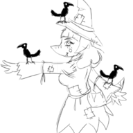 Heather(OC) Monochrome Original_Character // 629x683 // 59.4KB