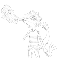 Monochrome reed sketch // 718x704 // 169.8KB