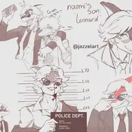 Blood glasses Leonard_(naomi's_son) Original_Character Parasaurolophus // 2048x1638 // 326.4KB