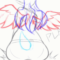 Fang gif Monochrome sketch // 560x392 // 640.9KB