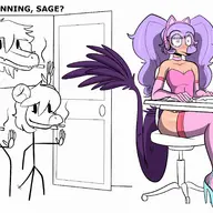 Background_Character goodbye_volcano_high leo meme Sage Stella Stephanie // 2751x1758 // 1.8MB