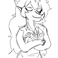 Monochrome Rosa sketch // 410x599 // 35.5KB