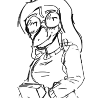 Background_Character Monochrome sketch Theresa // 251x376 // 18.8KB