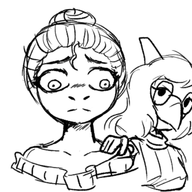 Background_Character Harley Monochrome sketch Theresa // 769x523 // 180.8KB