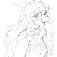 Monochrome Rosa sketch // 1536x2048 // 230.4KB