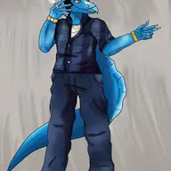 Color Ernie Original_Character Smoking Spinosaurus // 1659x2210 // 486.6KB