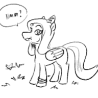 Fang Monochrome My_Little_Pony // 858x643 // 78.9KB