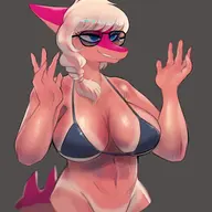 Bikini Breasts Color I_Wani_Hug_That_Gator Mia Parasaurolophus // 2251x2570 // 264.4KB