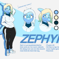 Color Front-Facing Original_Character Parasaurolophus text Zephyr_(OC) // 6549x4961 // 3.5MB