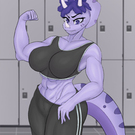abs Breasts Color Fit Triceratops trish // 2000x2700 // 2.5MB