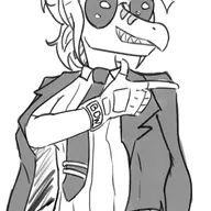 Alternate_Outfit black_and_white cosplay I_Wani_Hug_That_Gator Monochrome Raptor sketch Victoria // 946x1623 // 392.0KB