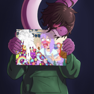 Blushing Brontosaurus Color cumvolcano Devlog edit Emily_(Devlog) goodbye_volcano_high Original_Character Sage // 2000x2000 // 767.7KB