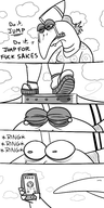black_and_white Bussy_saga comic Monochrome Naser nRool // 1440x2880 // 794.4KB