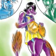 Alternate_Outfit Baryonyx Color Human Iris Jack Lur Original_Character panties Raptor // 1000x1300 // 1.7MB